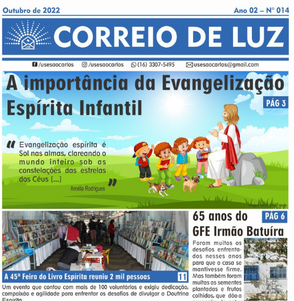 Jornal Correio de Luz – Ano 02 – Nº 14 – outubro de 2022