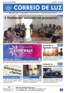 Capa do Jornal Correio de Luz - USE São Carlos