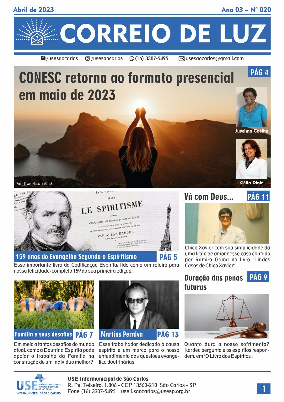 Jornal Correio de Luz – Ano 03 – Nº 20 – abril de 2023