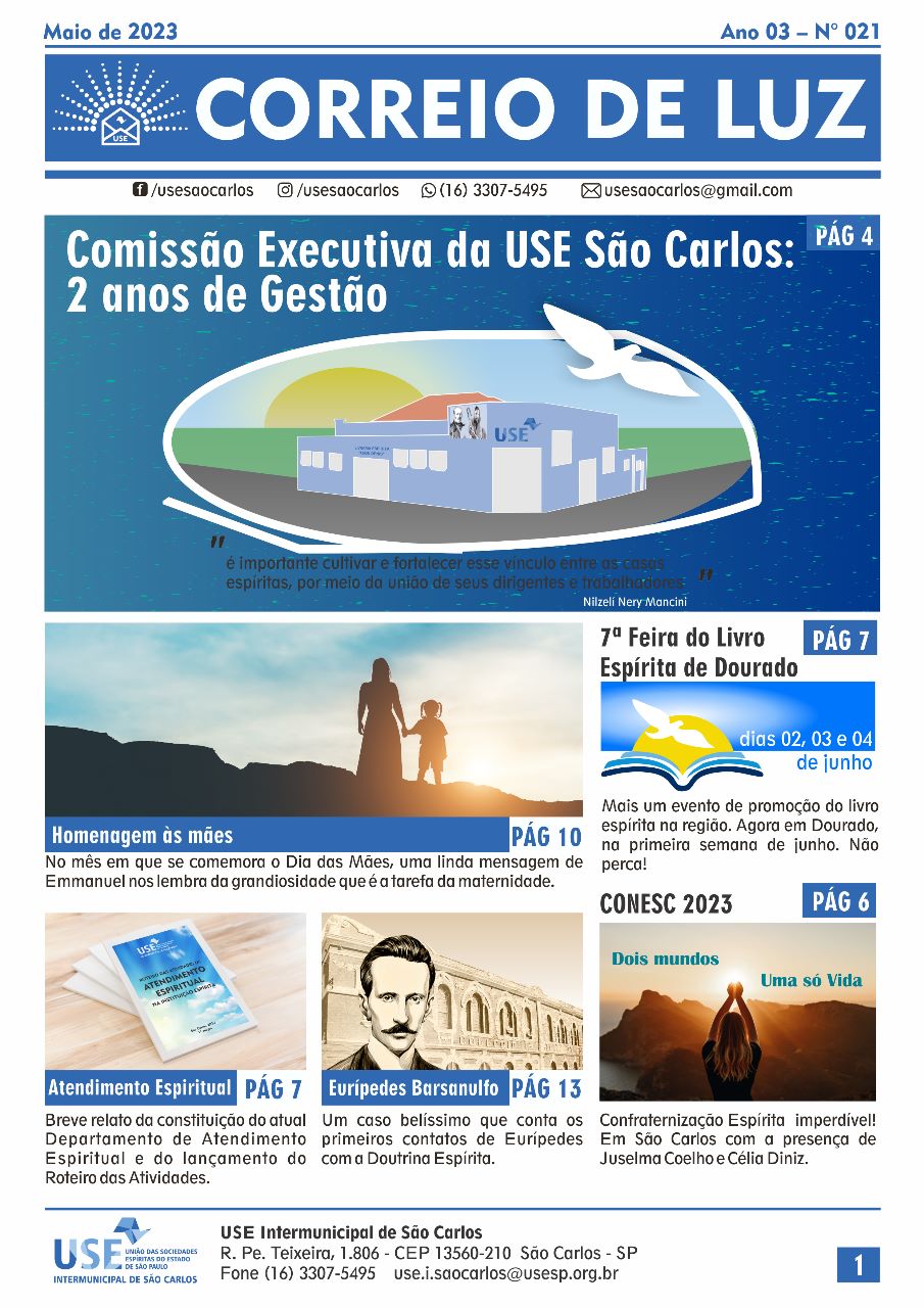 Jornal Correio de Luz – Ano 03 – Nº 21 – maio de 2023