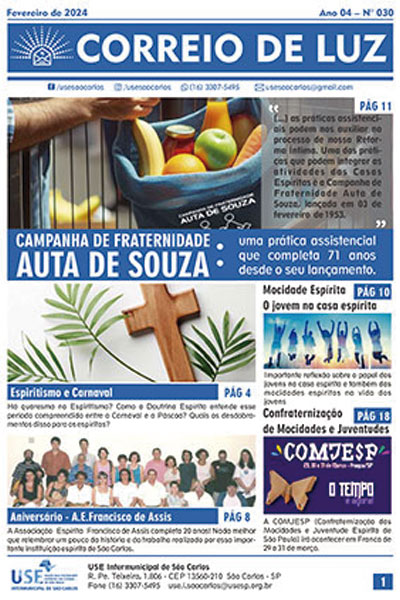 Jornal Correio de Luz – Ano 04 – Nº 30 – fevereiro de 2024