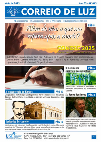 Jornal Correio de Luz – Ano 05 – Nº 45 – maio de 2025