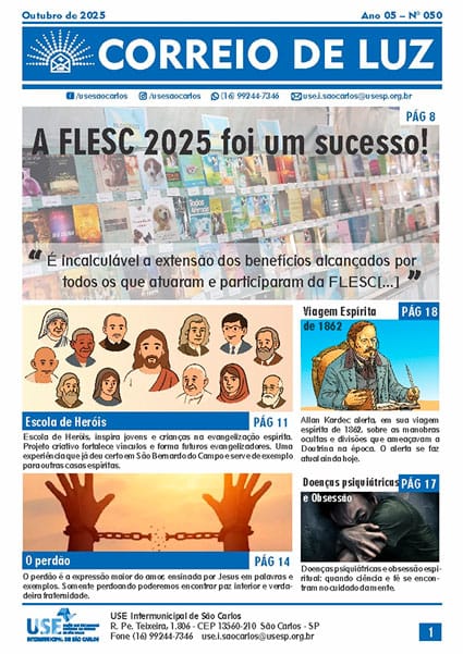 Jornal Correio de Luz - Ano 05 - Nº 50 - outubro de 2025