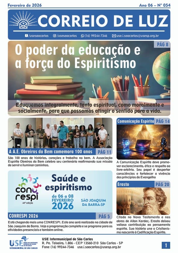 Jornal Correio de Luz - Ano 06 - Nº 54 - fevereiro de 2026