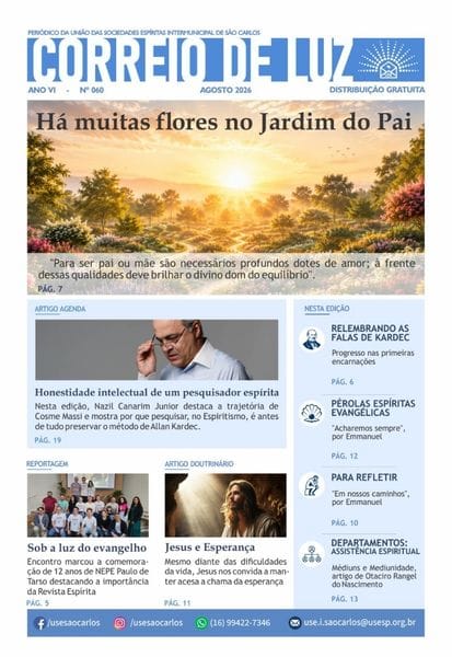 Jornal Correio de Luz – Ano 06 – Nº 60 – agosto de 2026 Jornal Correio de Luz - Ano 06 - Nº 60 - agosto de 2026